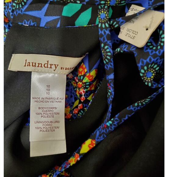 Laundry by Design Women's Halter Neck Sleeveless Elastic Waist Dress Size 10 - Picture 11 of 12